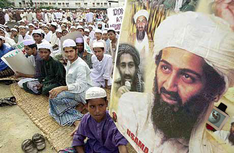 Posters of Osama Bin Laden. The Osama bin Laden poster